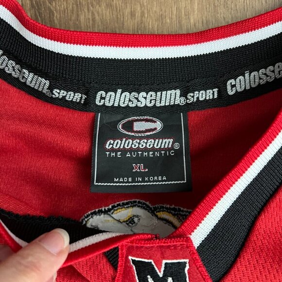 Colosseum Mens Basketball Jersey Maryland Terrapins #3 XL Red - Picture 4 of 8